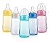 Nuby Standard Neck Tinted Feeding Nurser, 4 Ounce, Colors May Vary