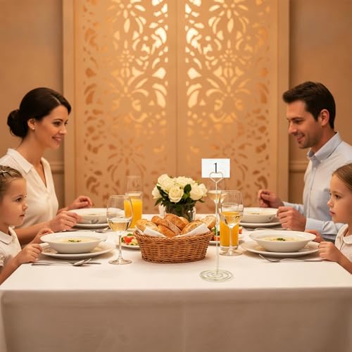AEYURUID 10 Pièces Porte Nom Table en Métal – Porte Photo Pince & Porte Carte 22cm, Support sur Pied pour Numéro de Table, Menu, Mémo, Mariage, Fête & Restaurant,Or – vue 4