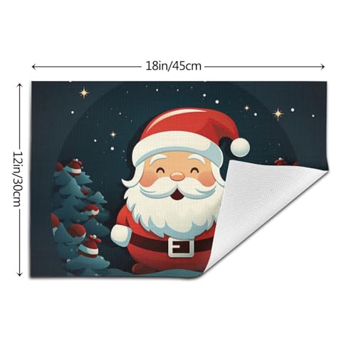 Sets de table de Noël en PVC durable de qualité supérieure