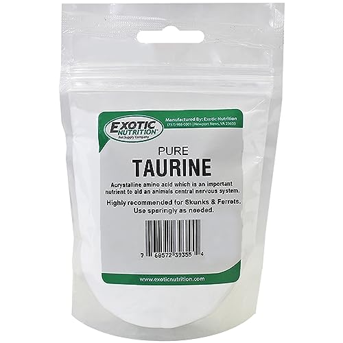 Taurine Powder (1 oz.) – Amino Acid Supplement – for Pet Skunks