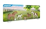 Spielspaß für kleine Tierfreunde: PLAYMOBIL Ponys mit Fohlen sowie Zubehör für den Pferde-Alltag - zum Sammeln und Nachspielen von eigenen Abenteuern