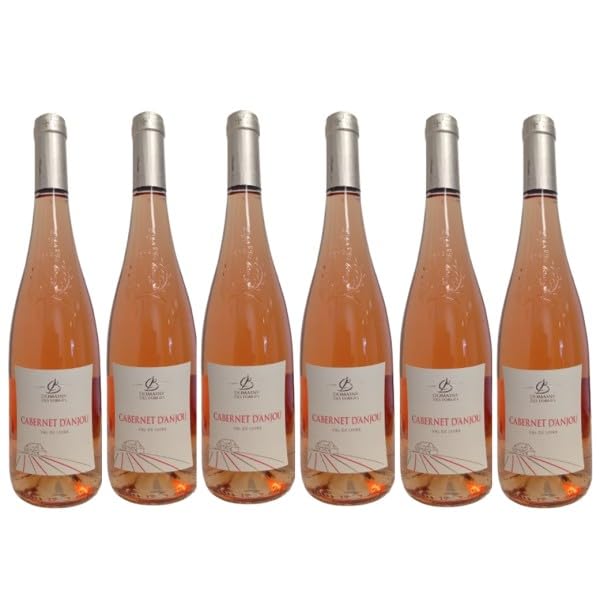 Cabernet d'Anjou d'exception 11% rosé demi sec 2025 AOC, 6 x 75cl.