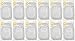 Wilton Mini Loaf Baking Liner/Cups White 50 Pack Bread/Muffins/Cake (12-Pack)
