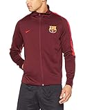 Nike FC Barcelona Soccer Franchise Jacket (Medium) Night Maroon