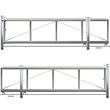 BAUER - Schiebetor Hoftor Bausatz H=80, B=460, Freitragend