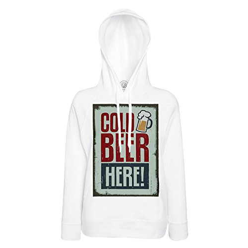 Sweat à capuche Cold Beer le cadeau original pour un amateur de bière artisanale