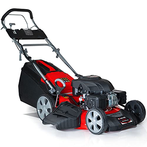 Baumr-AG Corded Electric Lawn Mower 248cc 4in1 Self-Propelled Mower with 4 Stroke Electric Start Push Button Lawnmower