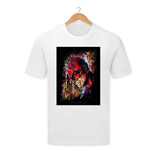 T-Shirt Männer Frauen Unisex Serie Personalisierter Rundhals Rächer Weiß 2XL/Biały cm Cover