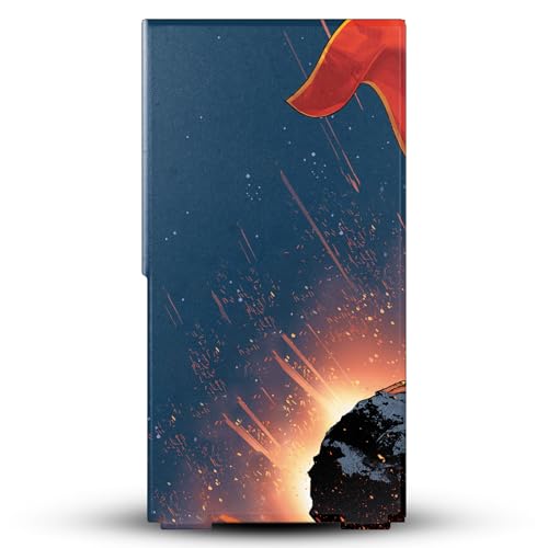 Ensemble complet skins Xbox Series X DC Comics avec logos de Superman