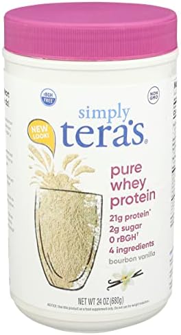 teraswhey Simply Pure Whey Protein, Bourbon Vanilla, 24 Oz