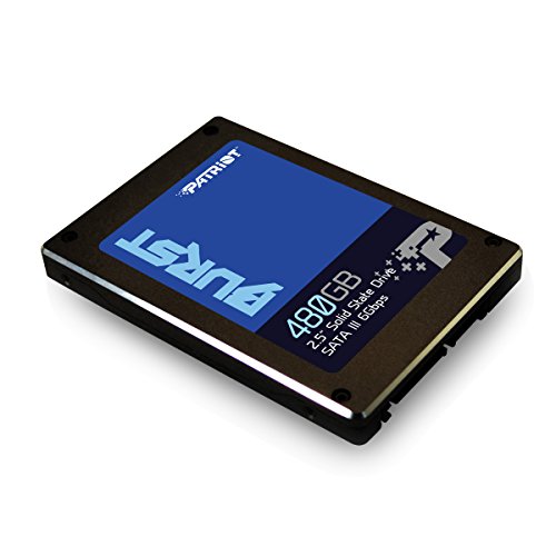 Image of Patriot Memory 480GB 2.5 inch Solid State Drive | Burst SATA III SSD | Read & Write - up to 555MB /s & up to 560MB /S | SATA III 6Gb /s | 3 Yrs. Warranty | SSD | PBU480GS25SSDR