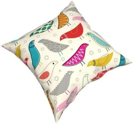 Miniatura 2 de Creativebug Midcentury - Fundas de almohada de lino y algodón con cremallera oculta, 18 x 18 pulgadas (dos lados)