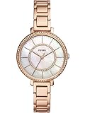 Bandmaterial: Edelstahl Fossil Damen Analog Quarz Uhr mit Edelstahl Armband ES4452