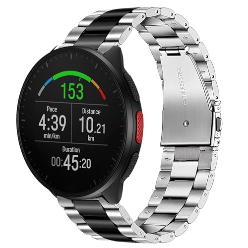 Bracelet montre acier inoxydable Polar Pacer Unite Ignite 2 3