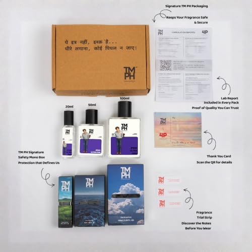 Image of TMPerfumehouse JPEGE ULTRA MAN EDP for Men | Sweet, Fruity & Long Lasting Perfume Spray | Aromatic, Woody & Citrusy Fragrance | Luxury Gift for Him | TMPH | 50ml
