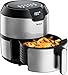 Price comparison product image Tefal EY401D Easy Fry Deluxe Hot Air Fryer, 1500 W, Capacity 4.2 L, XL with 6 Automatic Programs, Digital Display, Timer, 6 Serving Fries, Stainless Steel/Black