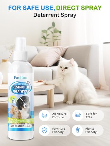 Pacifoo QX-FMPW01-120ML Cat Deterrent Spray, 120Ml Cat Repellent Indoor For Cat And Kittens, No Scratch Spray thumb #4