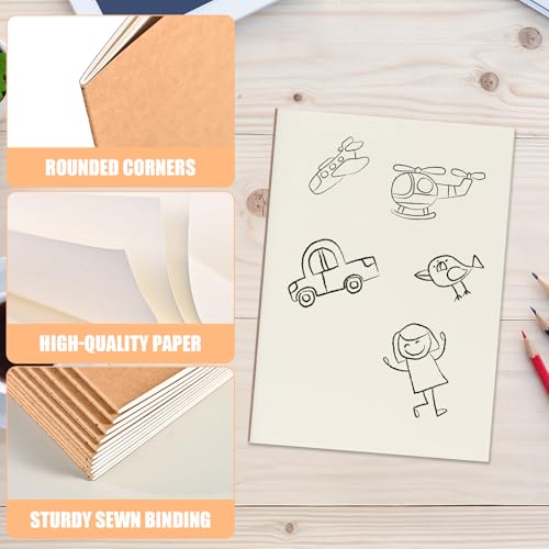 Cuadernos de papel liso para dibujar y escribir en tus viajes de exploración artística 3