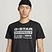 G-STAR Raw Men's Originals T-Shirt (US, Alpha, Medium, Regular, Regular, Black)