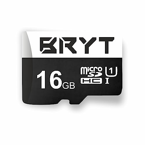 BRYT 16GB MSD SDHC CL10 UHS-1 Memory Card Read Speed 90 MB/s for Camera, Smartphone, Mobile & Tablets