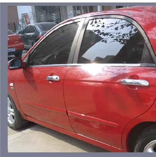 Calcomanías exteriores cromadas para KIA Spectra 2004-2009 que renuevan el diseño de tu auto 3
