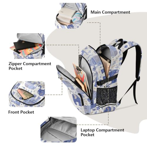 Mochila escolar para adolescentes que protege laptop con diseño animado 5