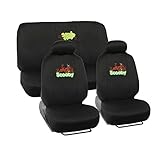 BDK Scooby Doo Original Seat Covers for Car & SUV - Full Set 9pc Durable Car Seat Covers with Scooby...