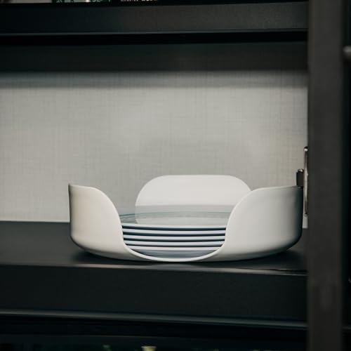 Camco Stack-A-Plate Holder | 2 Different Sizes of Plate Holders | One Plate Holder Fits Plates Up to 7.25” & Other Dish Holder Fits Plates Up to 10.25” | Great for Travel, RV Storage & More (43601) by Camco - Image 7