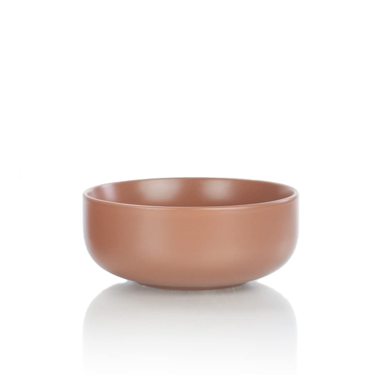 Everything Kitchens Modern Flat Vajilla Colección (Terracotta, 24 onzas (juego de 4))