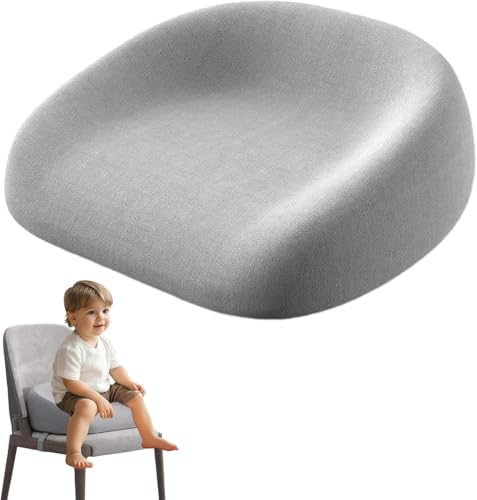Siège rehausseur démontable gris pour stabiliser l'assise enfant