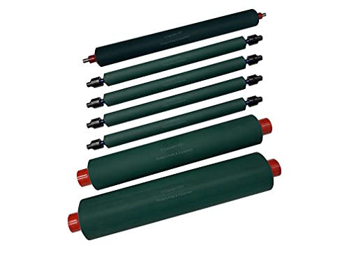 Rubber Roller Set of 7 for AB Dick 360 8800 Series 360PK / LOR-360-PK