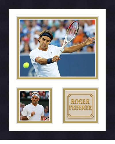 Framed Roger Federer Tennis Wimbledon, U.S Open Picture 11x14 |