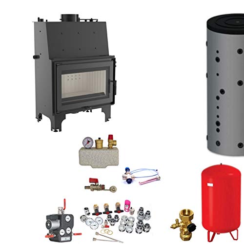 Preisvergleich Produktbild Kamineinsatz wasserführend Aquario A14 Kratki 14kW Komplettset