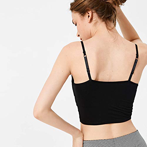 image for NEWITIN 4 Pack Spaghetti Strap Camisole Top Adjustable Strap Tank Top 