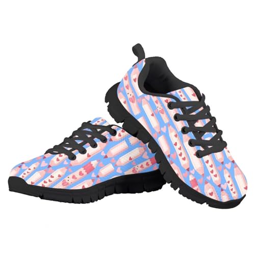 Kids Shoes Colorful Sneakers for Boys Girls Lace Up Sneakers Lightweight Slip on Sports Running Tennis School Casual Shoes4