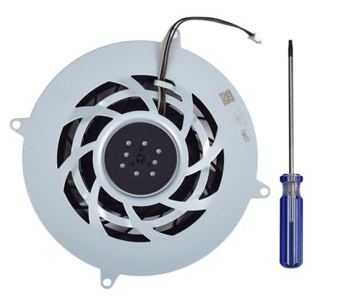 Image of Replacement PS5 Slim Internal Cooling Fan, Internal Cooler Fan Replacement for Sony PlayStation 5 PS5 Slim Series 11541GS-12M-WB-01 with 19 Blades
