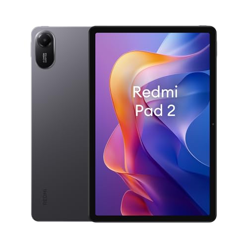 XIAOMI Redmi Pad 2 – Tablet de 11″ 2.5K (MediaTek G100-Ultra, 4GB de RAM, 128GB de ROM, WiFi 5 + Bluetooth 5.3, Batería de 9000 mAh, Cargador no Incluido), Gris (Versión ES)