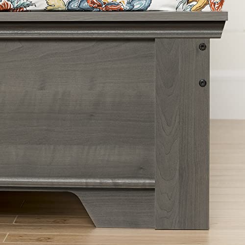 South Shore Versa Platform Bed And Headboard Set, Queen, Gray Maple #TOP4