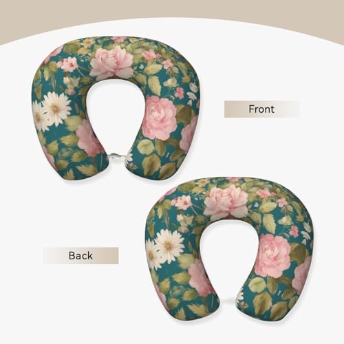 Almohada de espuma viscoelástica para cuello de viaje miniatura 3