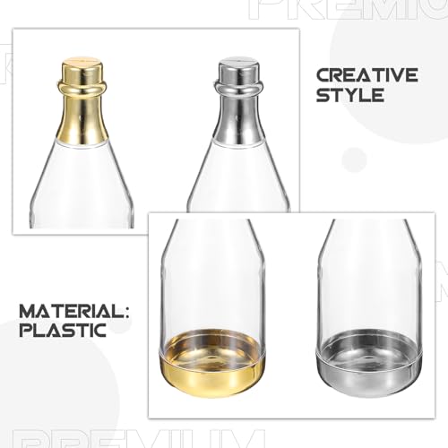 Boîtes à dragées en forme de bouteille de vin mousseux, petit coffret présent chic, 20 Pcs