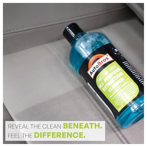 Image of AutoBros All-Purpose Extraction Cleaner - 500ml | Deep Cleaning Upholstery, Leather, Dashboard, Vinyl, Plastic & Carpet Cleaner | Cleans Food, Oil, Dirt & Grease Stains | for Car Interior & Exterior
