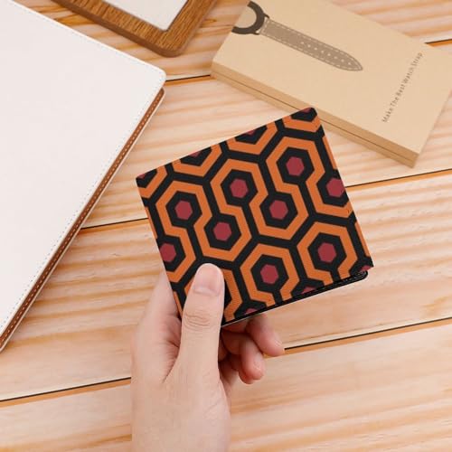 The Shining Overlook Hotel Slim Bifold Wallet Coin Pouch Personalized Travel Card Holder for Men Women4