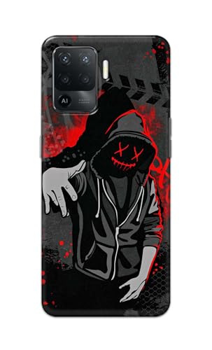Image of Printed Hard Back Cover for Oppo A94 4G Back Cover (Hoodie Rapper) -190724(EA)