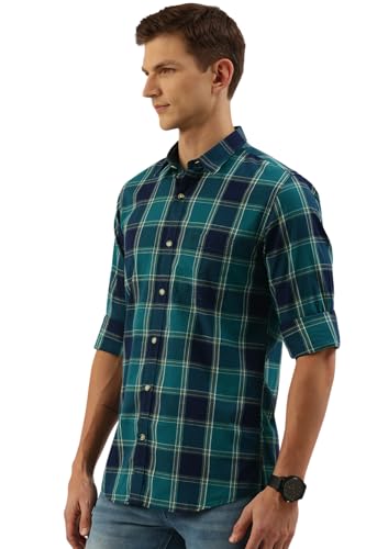 Image of Peter England Men's Cotton Slim Fit Shirt