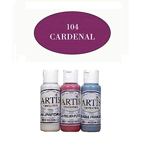PINTURA ACRÍLICA ARTIS CROMÁTICA 60 ML CARDENAL