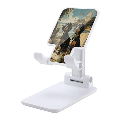 Support de téléphone teckel pliable et réglable pour bureau Android