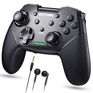 Switch コントローラー Pro 21最新 Bluetooth接続 イヤホンジャック付き 6軸ジャイロセンサー 二重振動 連射 自動連射機能 音声機能サポート ペアリング簡単 有線 無線両用 ワイヤレス 急速充電 長持ち Echtpower Ocruyo オクルヨ Switch コントローラー Pro 21最新 Bluetooth接続 イヤホンジャック付き 6軸ジャイロセンサー 二重振動 連射 自動連射機能 音声機能サポート ペアリング簡単 有線 無線両用 ワイヤレス 急速充電 長持ち Echtpower Ocruyo オクルヨ