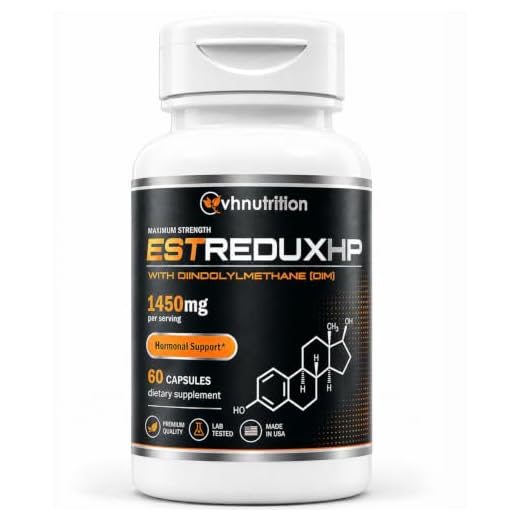 VH Nutrition ESTREDUX HP Estrogen Blocker for Men | Maximum Strength Anti-Estrogen W/DIM, Tongkat Ali, Ashwagandha, and Other Potent Ingredients