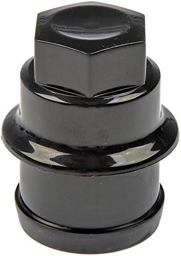 Dorman 711-026 Black Wheel Nut Cover M27-2.0 Compatible with Select Cadillac / Chevrolet / GMC Models, 4 Pack