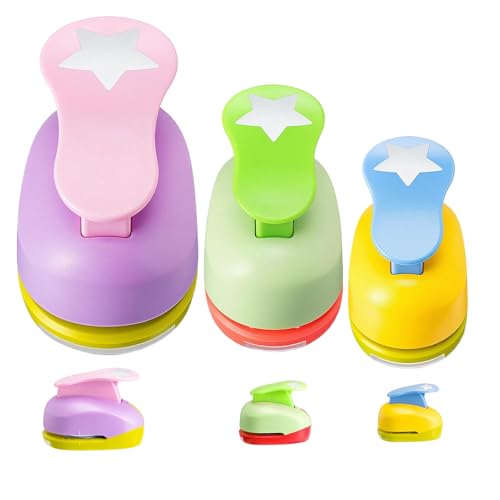 Cortador de furos para scrapbook, cartões de artesanato, perfurador de estrela, multifuncional para escritório, material escolar, cortador de papel, para álbuns, artesanato, cartões comemorativos